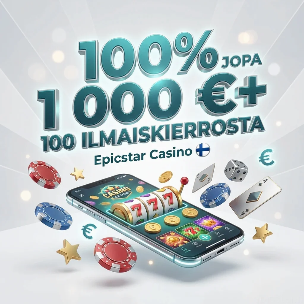 100% JOPA 1 000 €+ 100 ILMAISKIERROSTA